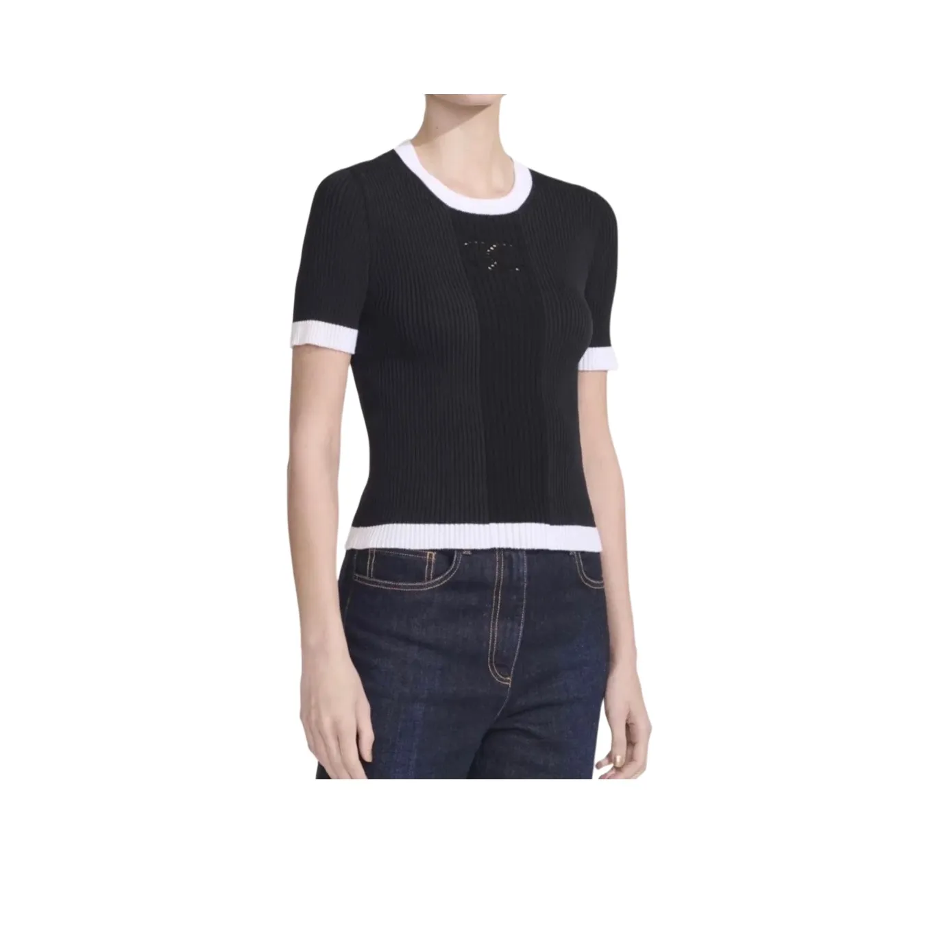 CHANEL T Shirts Women's Black