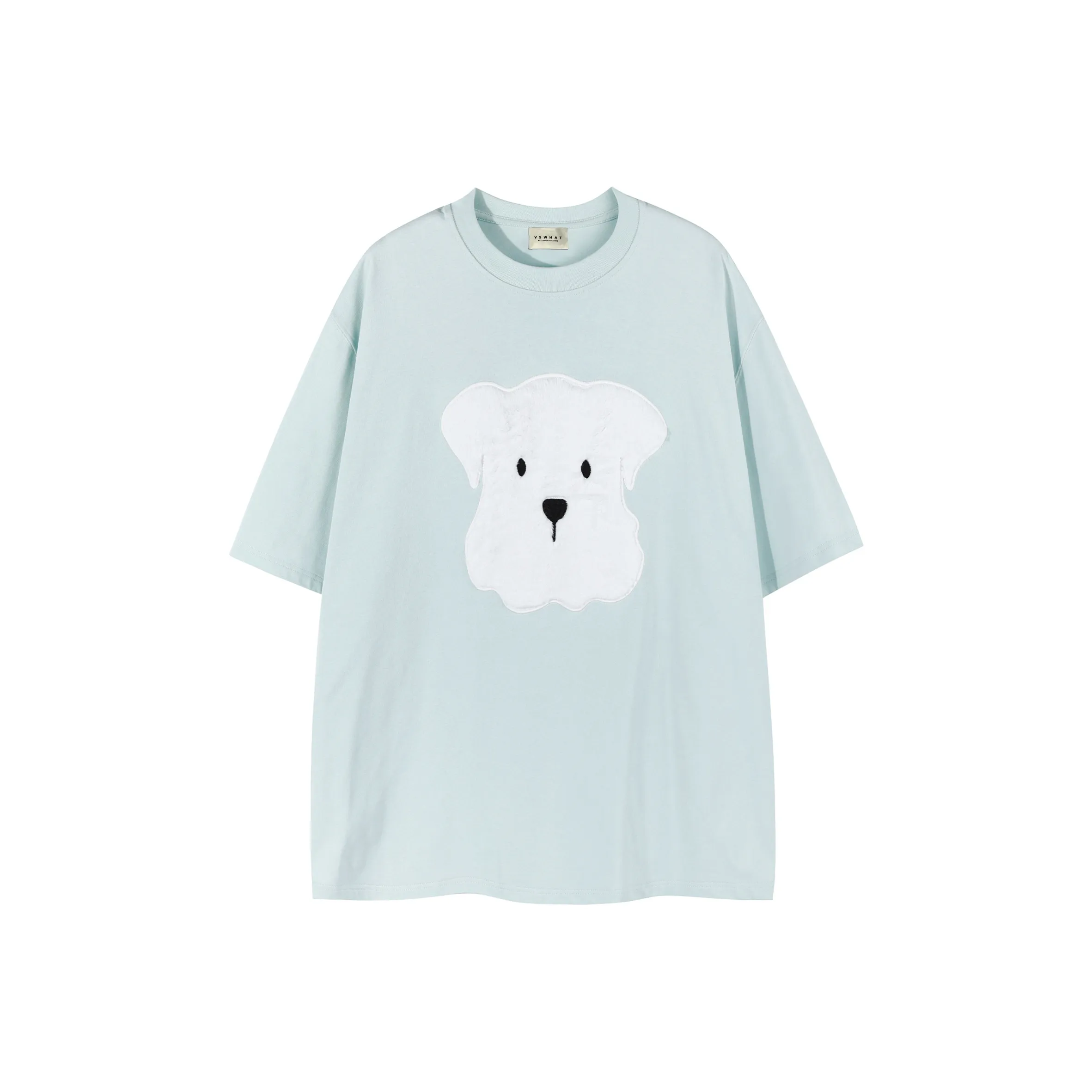 VS WHAT T-Shirt Unisex White Heather Gray