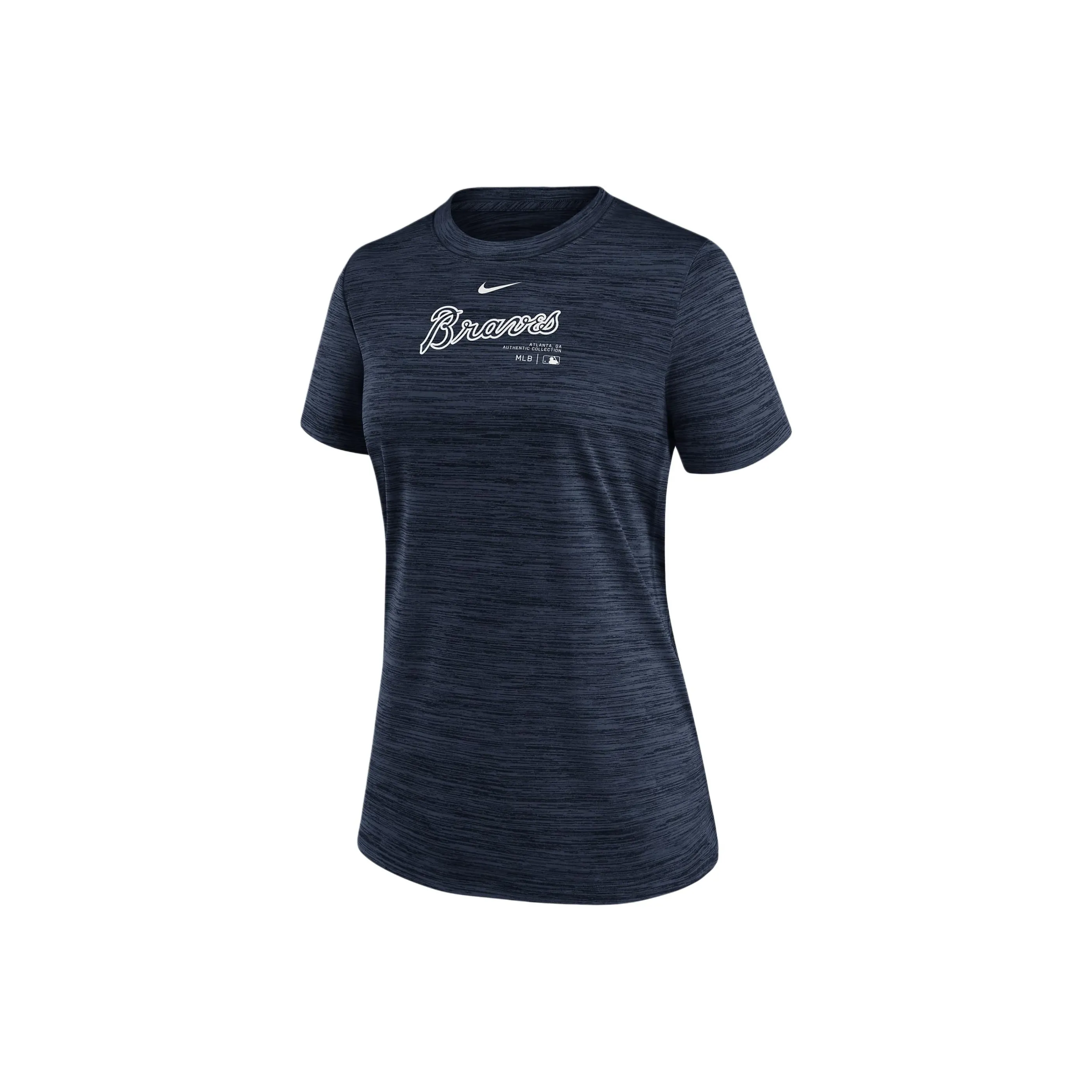 Nike Atlanta Braves Authentic Collection Practice Velocity Women's Nike Dri FIT Mlb T Shirt