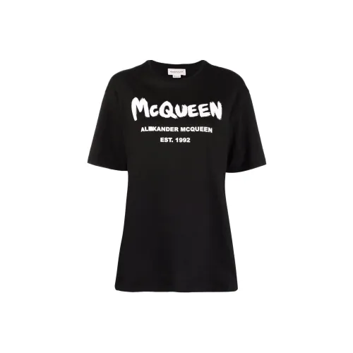 Alexander McQueen Черные Женские Футболки