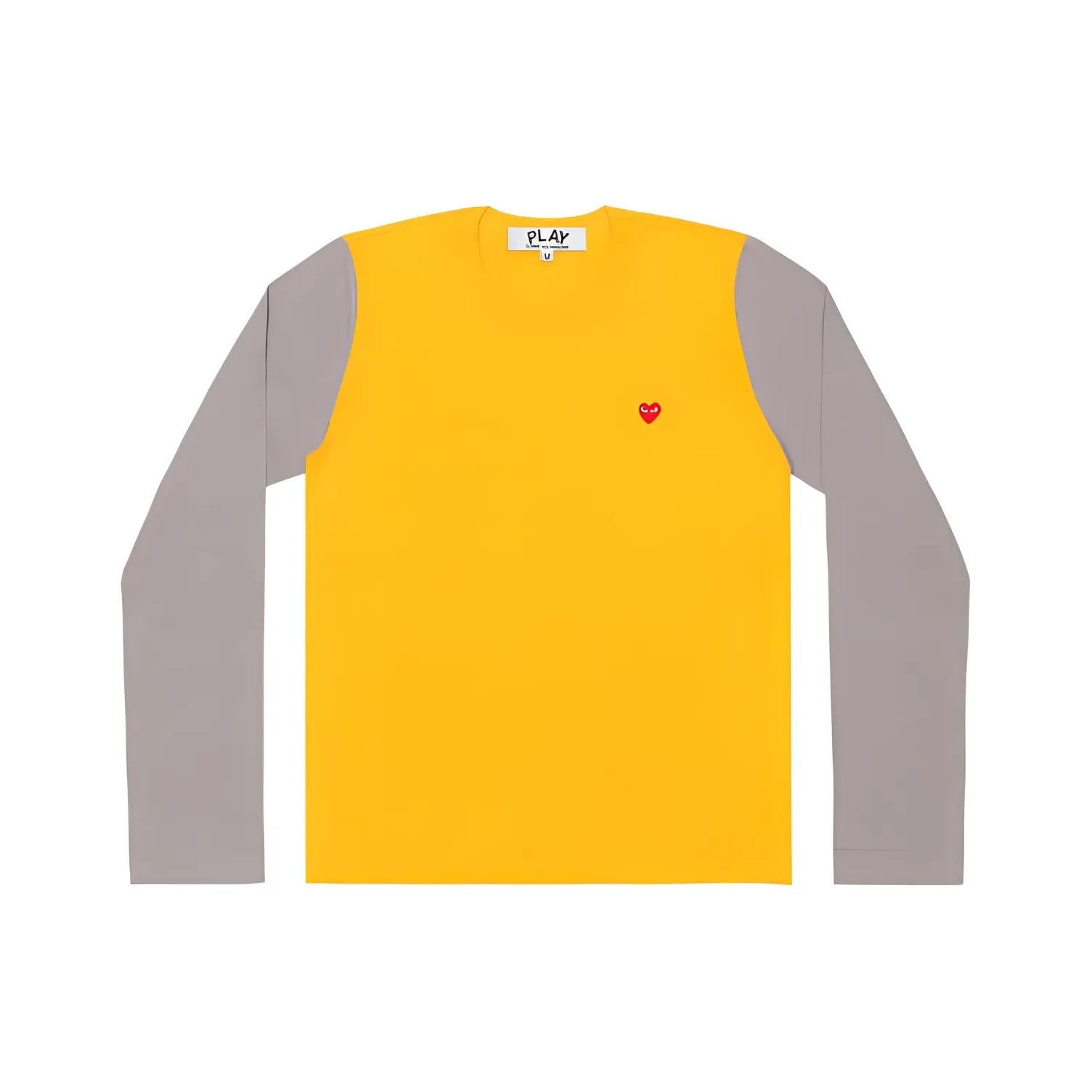 CDG Play Желто-серый Многоцветные Женские Рубашки T