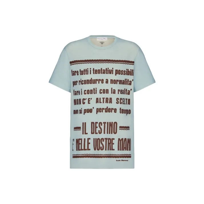 DIOR Quarterly New Products T Shirts Women's Blue