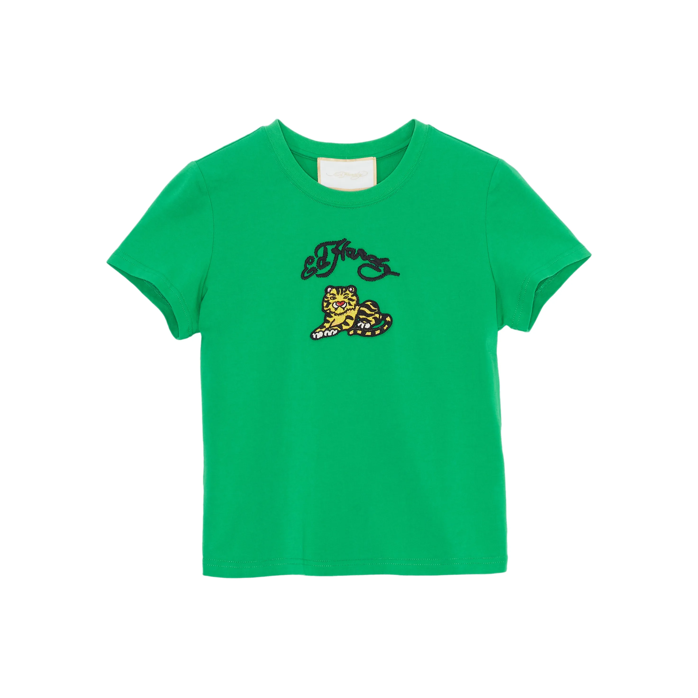 Ed Hardy Crop Tops Women's Forest Dark Green E1PAW026