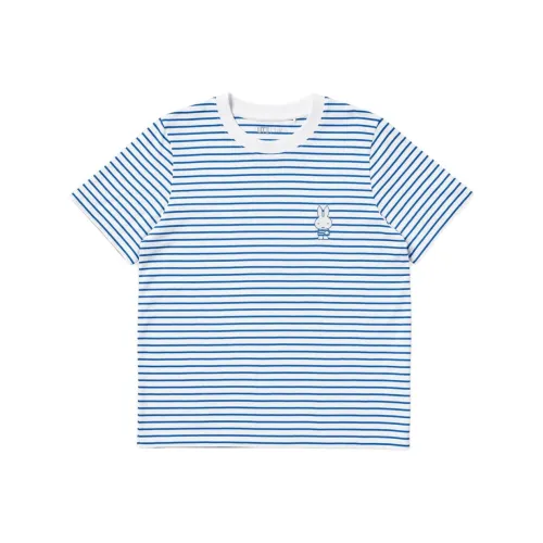 UNIQLO MIFFY Коллаборация Королевский синий Женские Футболки