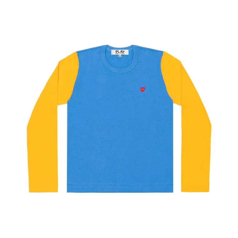 CDG Play Синий/желтый Многоцветные Женские Футболки