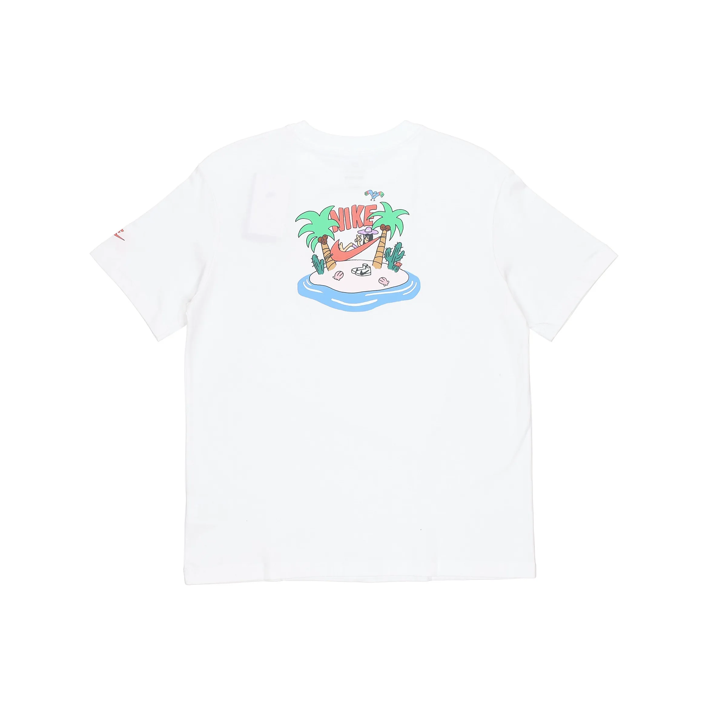 Nike Drop Shoulder Sleeve T Shirt Women's White