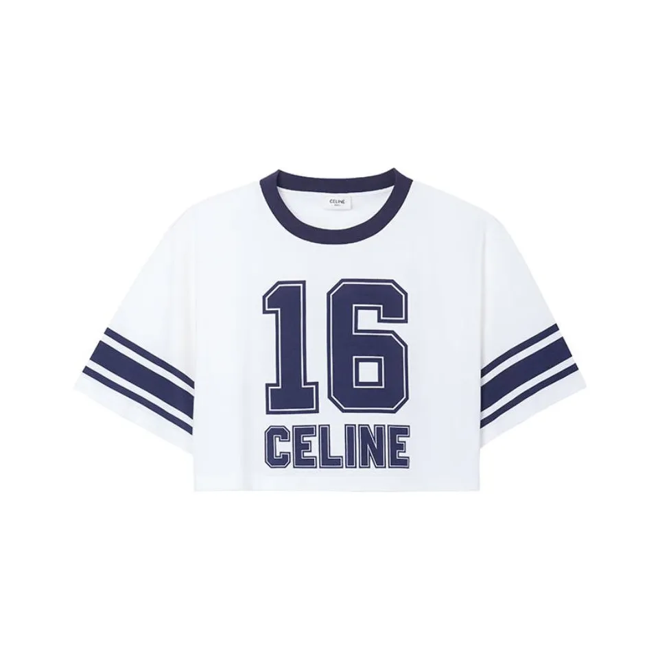 CELINE FW22 T Shirt Women's Dark Blue