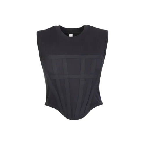 DION LEE Черные Женские Майки