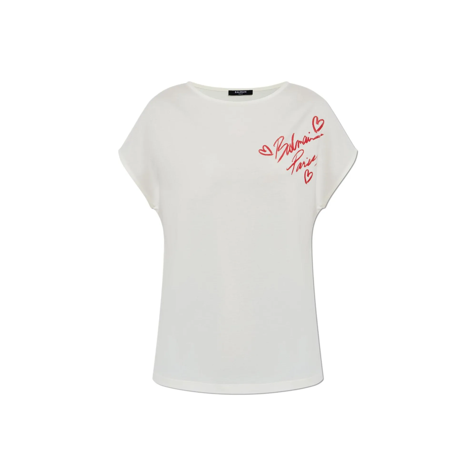 BALMAIN T Shirts Women's White