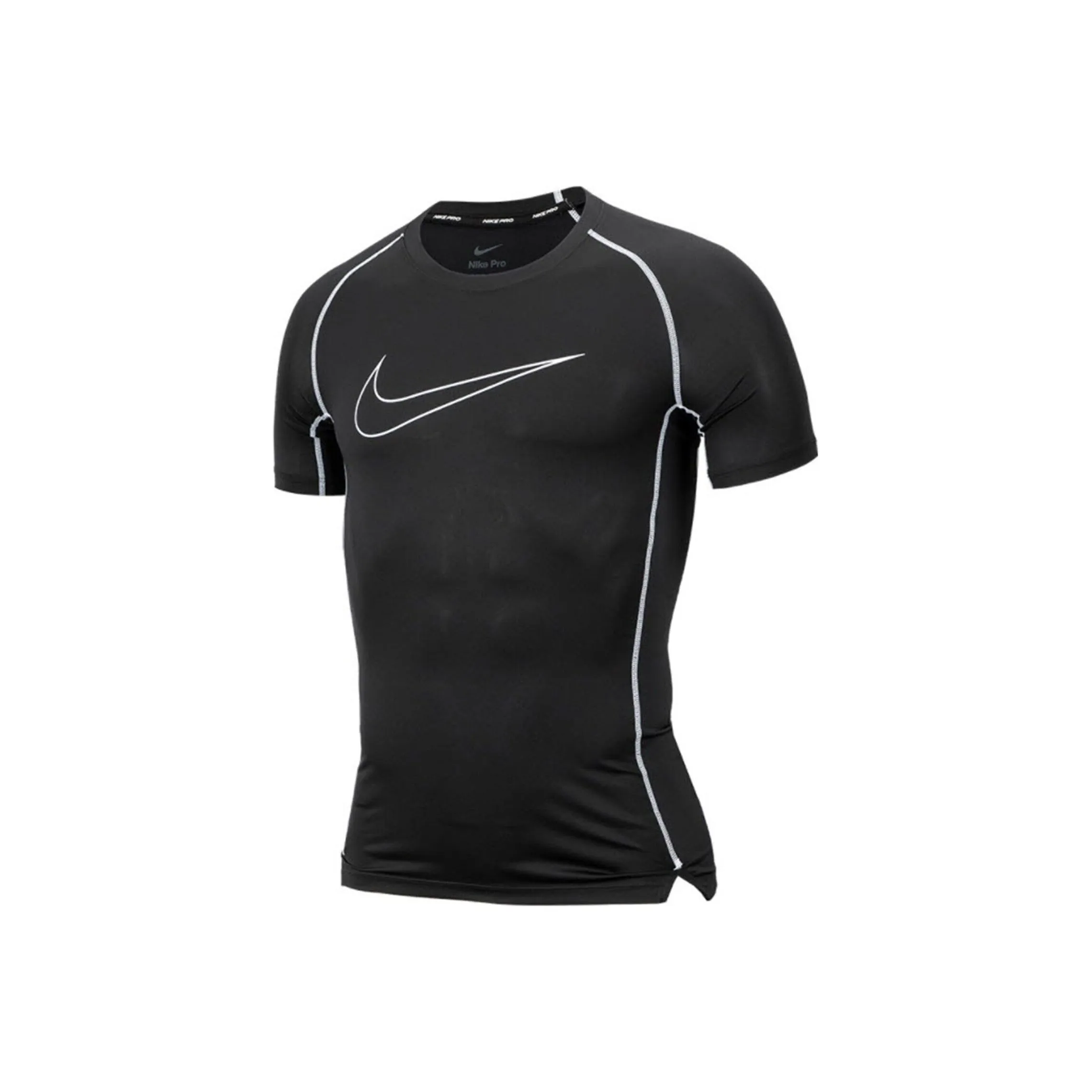 Nike Pro Dri FIT Men's Tight Short Seeve Top Black