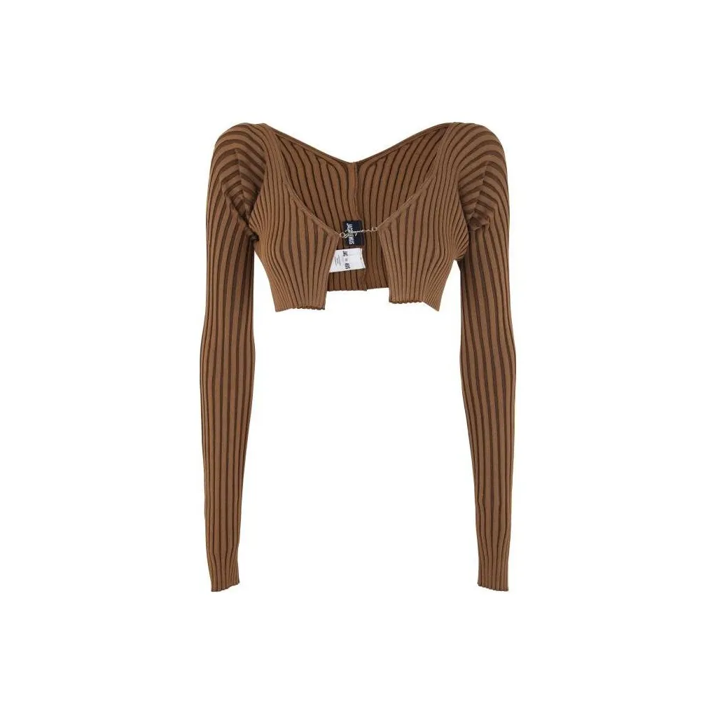 Jacquemus Коричневый Женский Короткий Топ