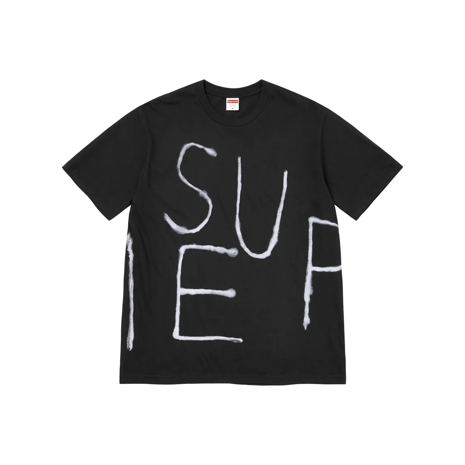 Supreme SS25 WEEK7 Разрисованная футболка Tee T Shirt Унисекс