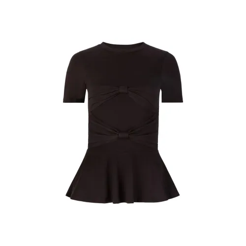 NINA RICCI Черные Женские Т-рубашки