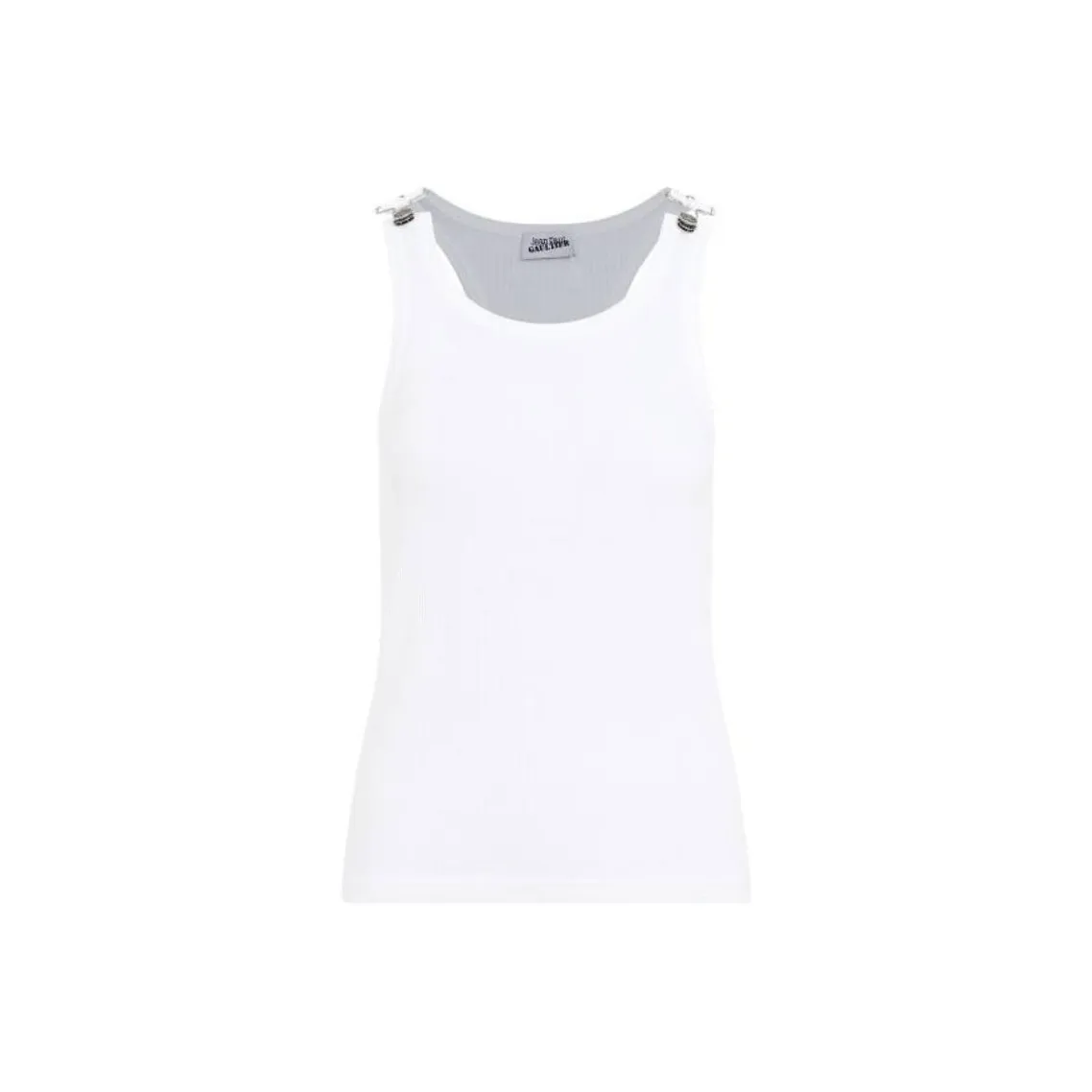 Jean Paul Gaultier Ribbed knit Cotton Tank Top