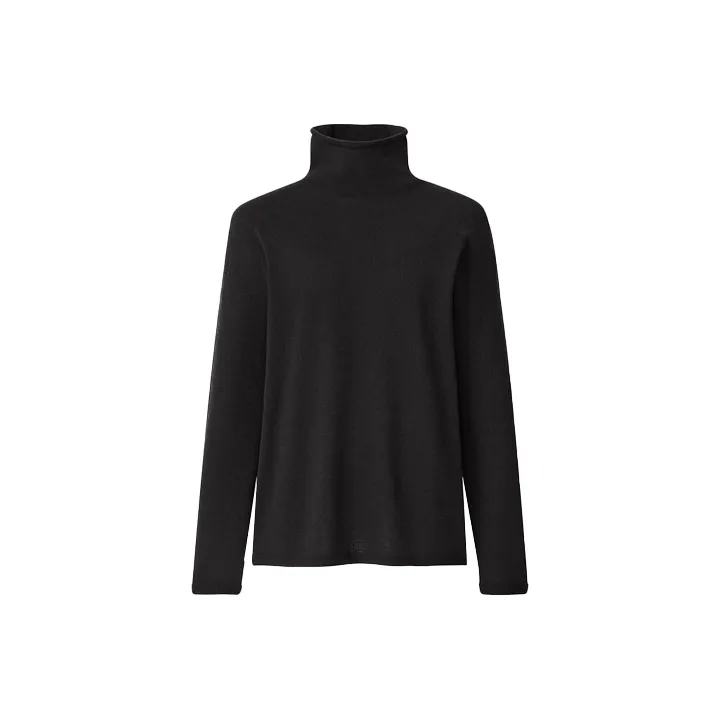 UNIQLO Черные Женские Свитеры