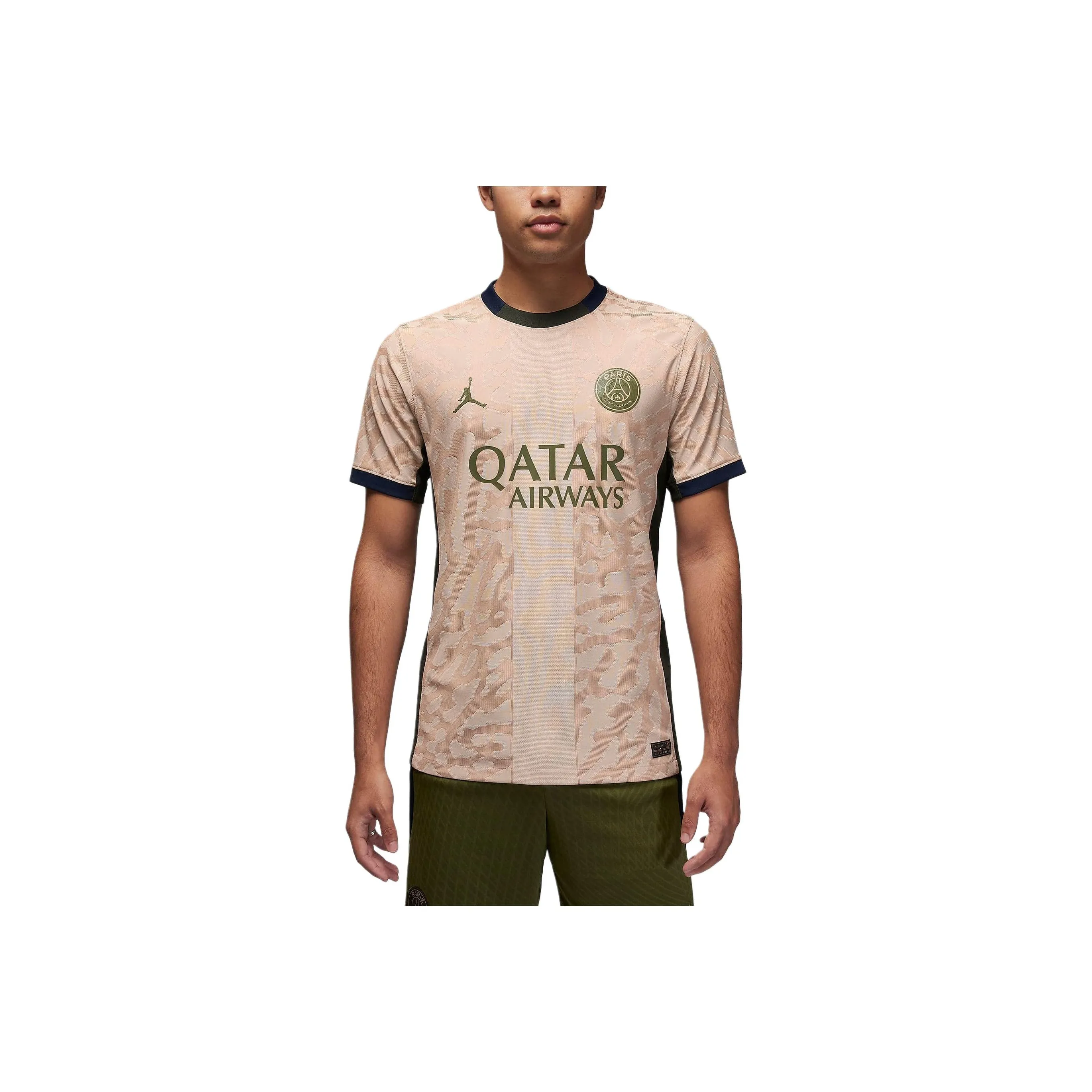 Jordan Dri Fit ADV Футбол Аутентичный Джерси Футбол Джерси Мужской Бежевый