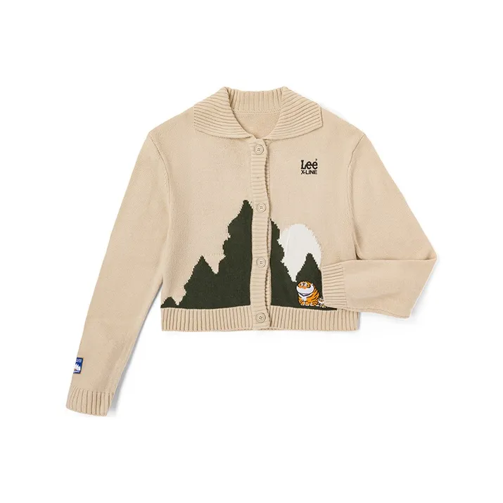 Lee Бежевый Женские Свитера