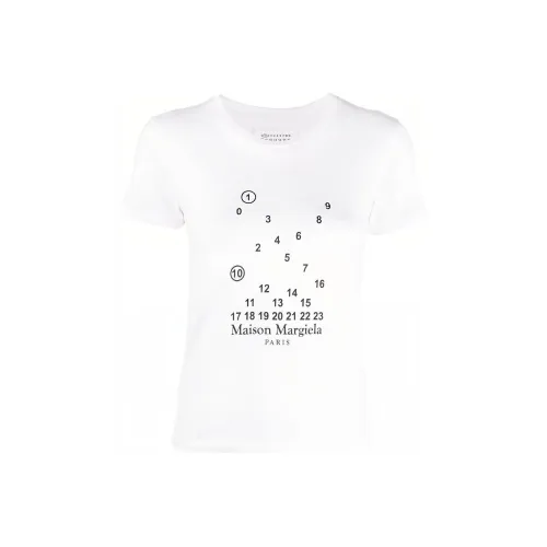 MAISON MARGIELA Белые Женские Футболки