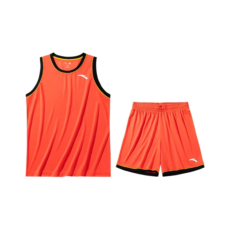 ANTA Basketball Collection Повседневная спортивная одежда Мужская Неоново-фруктовый красный Основной черный Каменный оранжевый Желтый