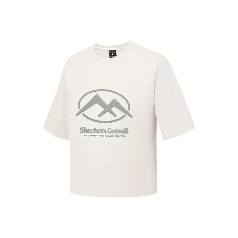 Skechers Mountain And Wild Outdoor Series T Shirts Women's Arctic Wolf Umber 02YL