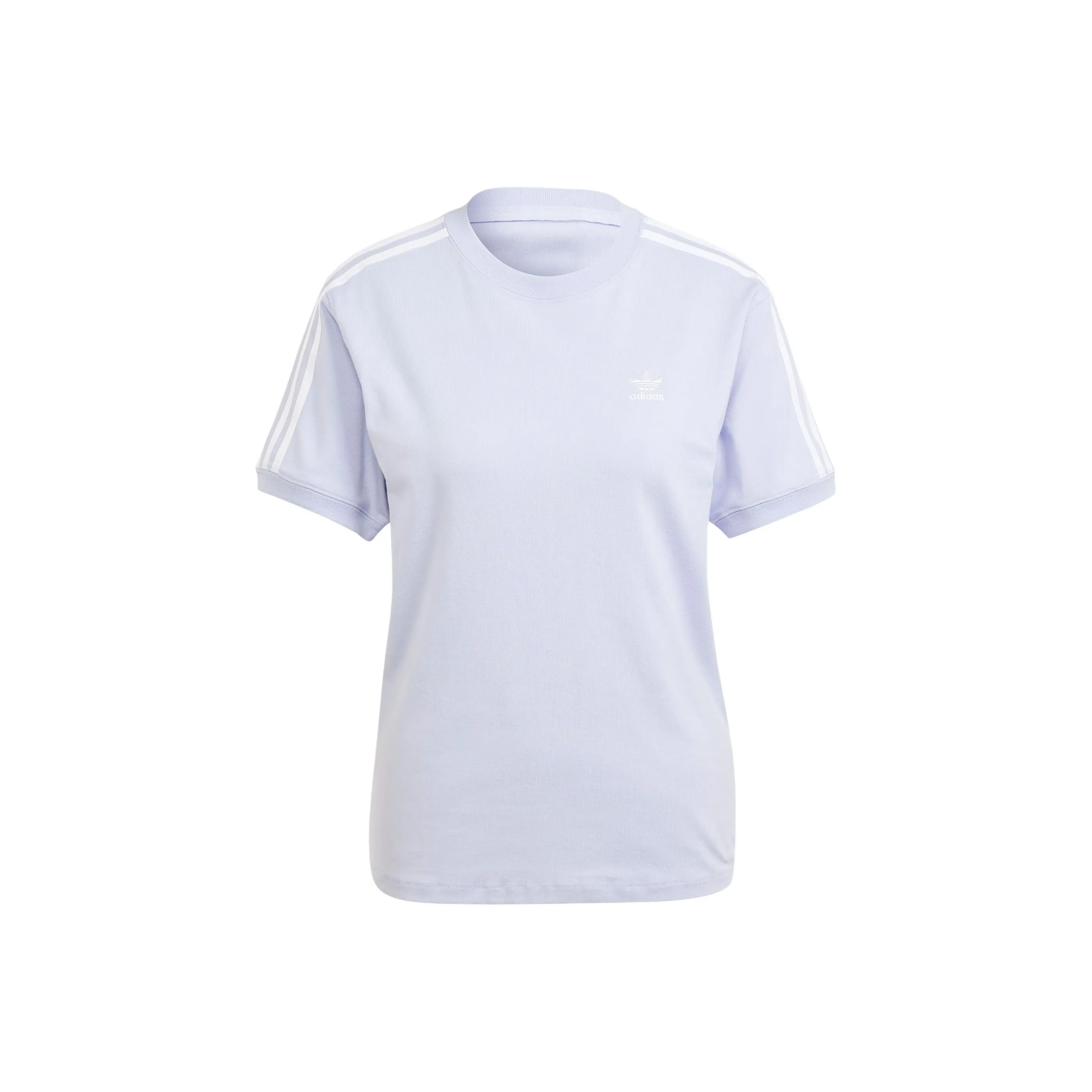 Adidas Originals Drop Shoulder Sleeve T Shirt Women's Light Purple