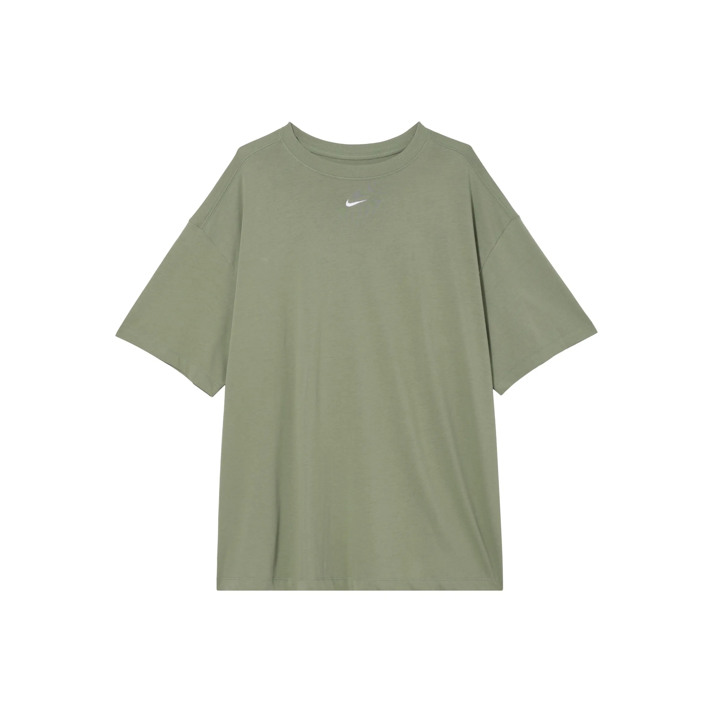 Nike Sportswear Essentials Series Drop Shoulder Sleeve T Shirt Women's Oil Green