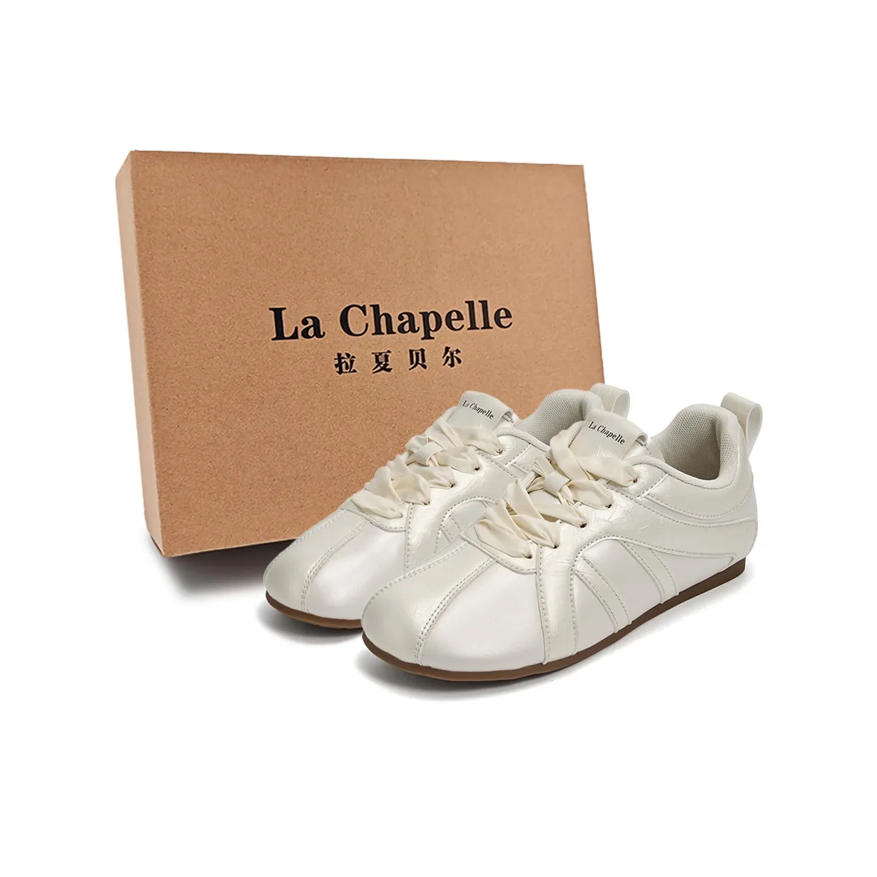 La Chapelle Casual Низкий Топ Серебряный Женский