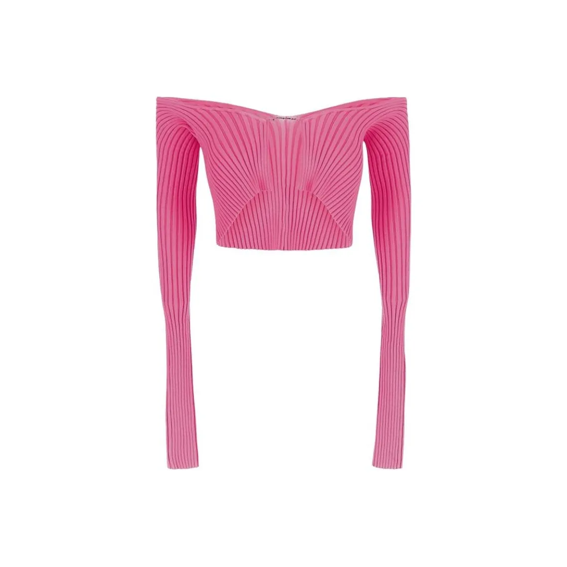 Jacquemus Pralù Cropped Knitted Cardigan