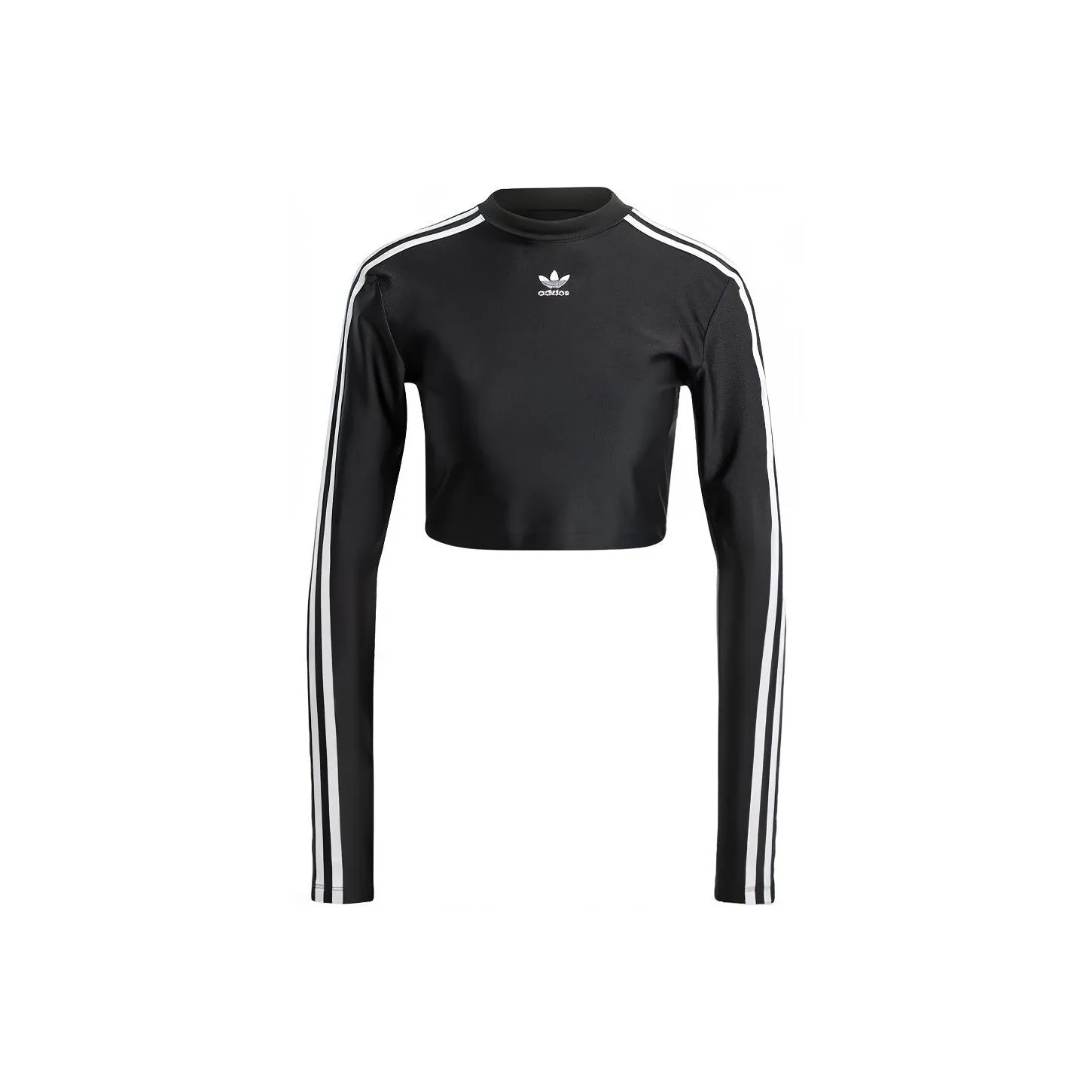 Adidas Originals 3 Stripes Cropped T shirt