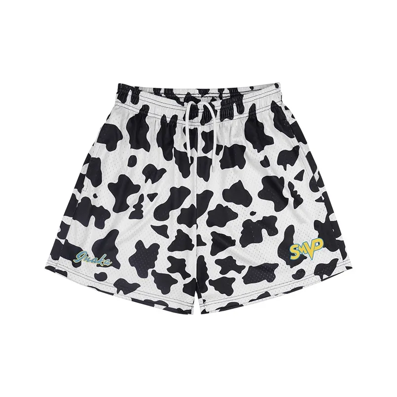BKCXZICE Баскетбольные шорты Мужская Корова Шорты