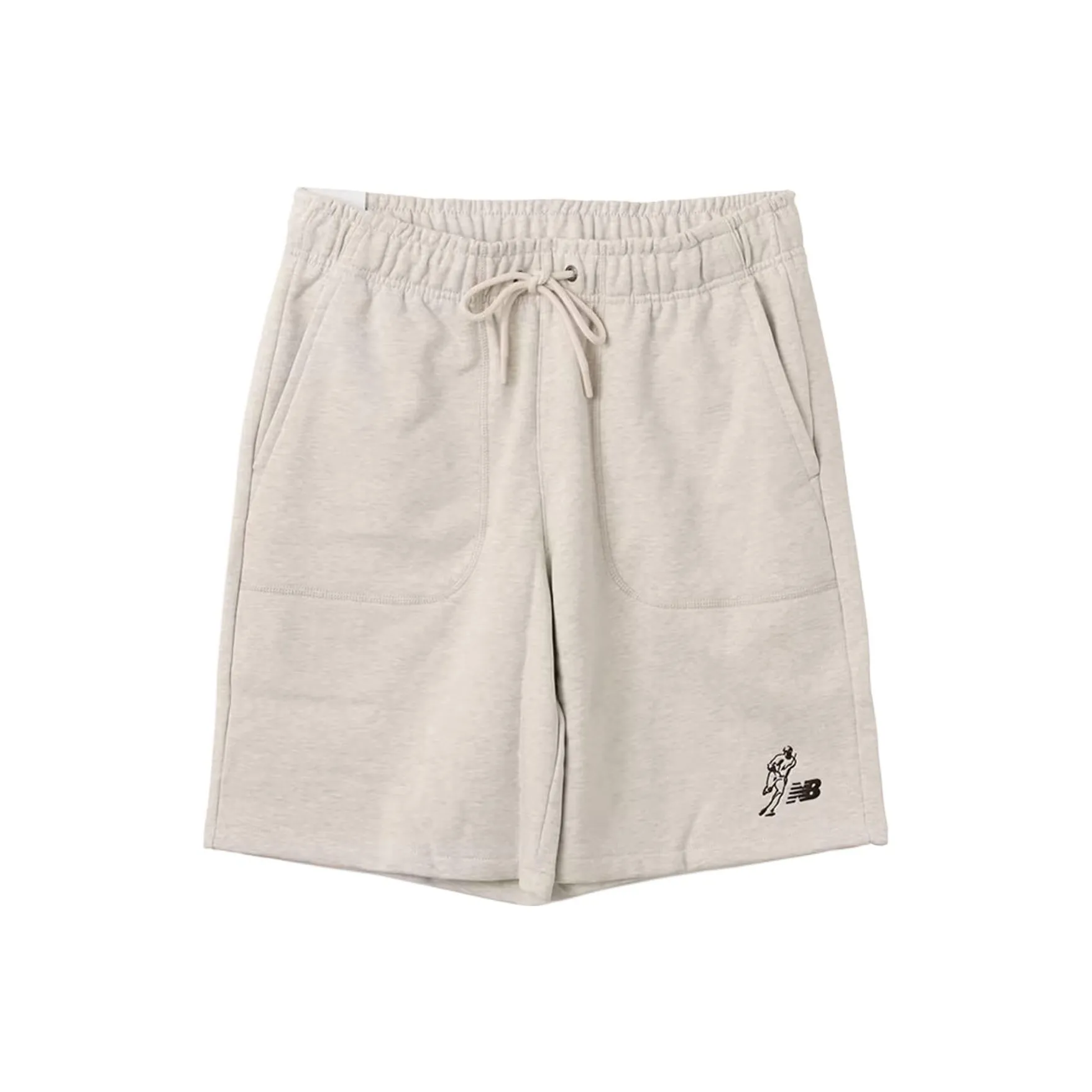 New Balance Shohei Ohtani Удобный Универсальный Бейсбол Однотонный Шорты Унисекс Овес Вереск