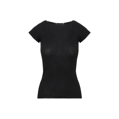SportMax Черные Женские Футболки