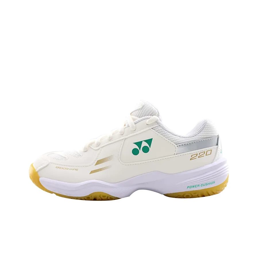 YONEX Power Cushion Wear Resistant Slip Resistant Breathable Cushioning Coverage Low Top Badminton Shoes Unisex Ecru
