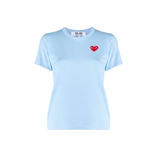 CDG Светло-синие Женские футболки