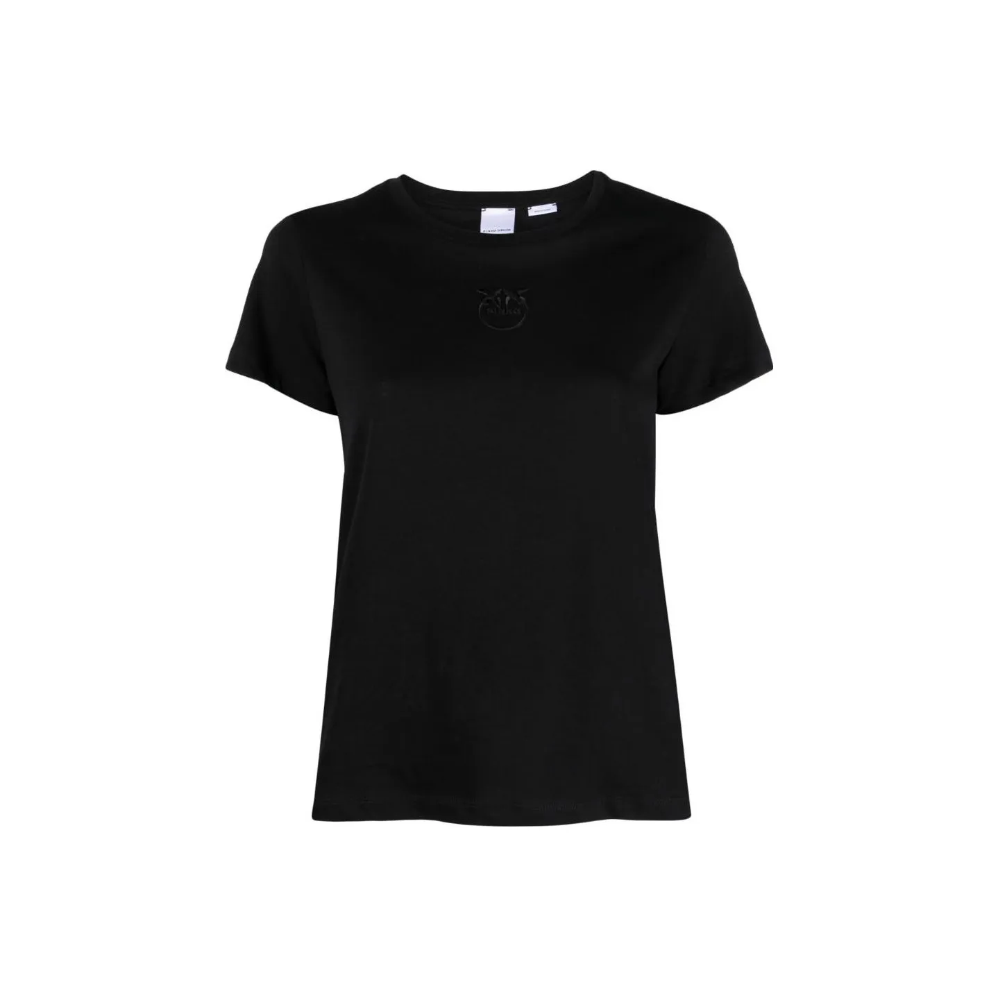 PINKO Love Birds Embroidered Crewneck T Shirt