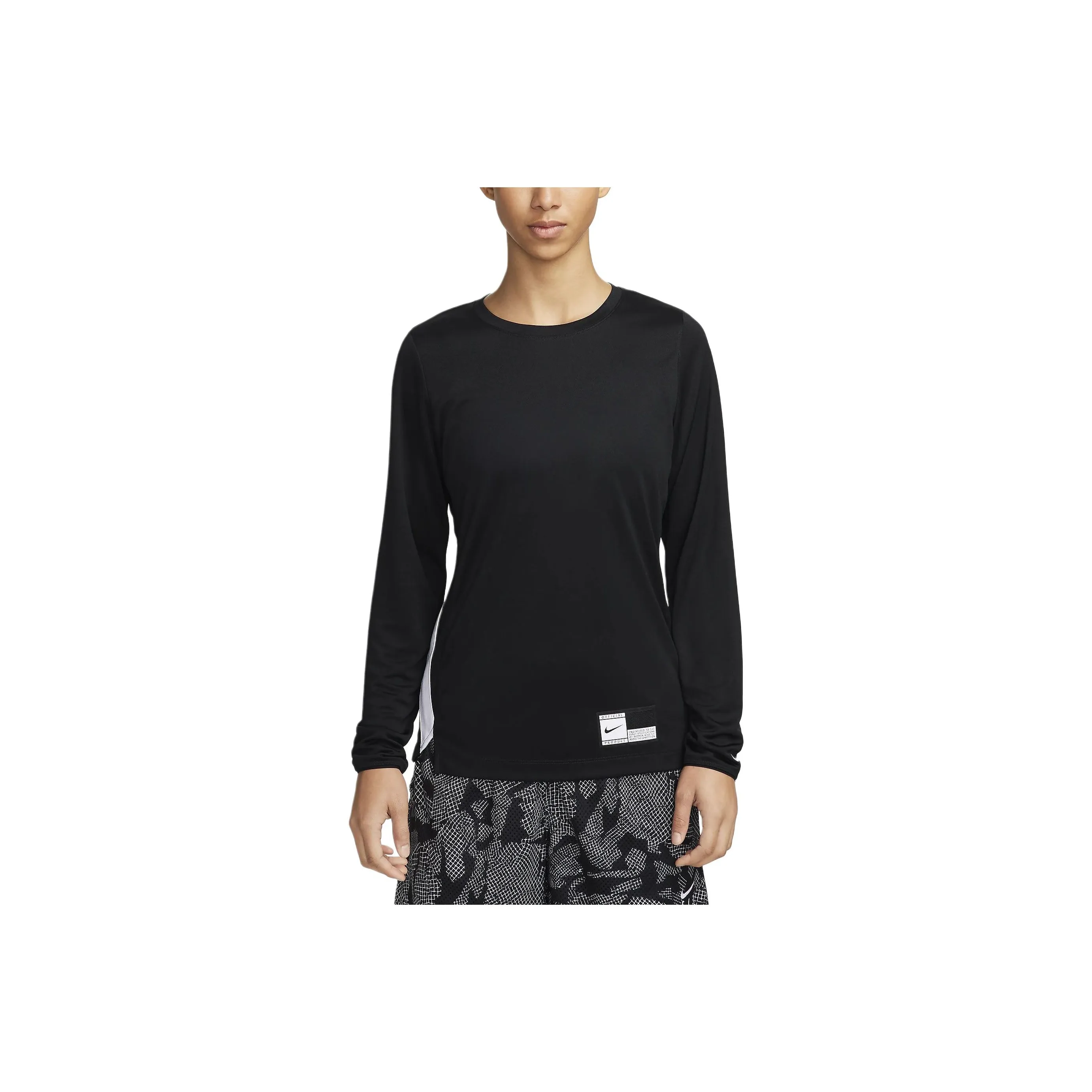 Nike Women's Dri FIT Long Sleeve Warm Up Basketball Top