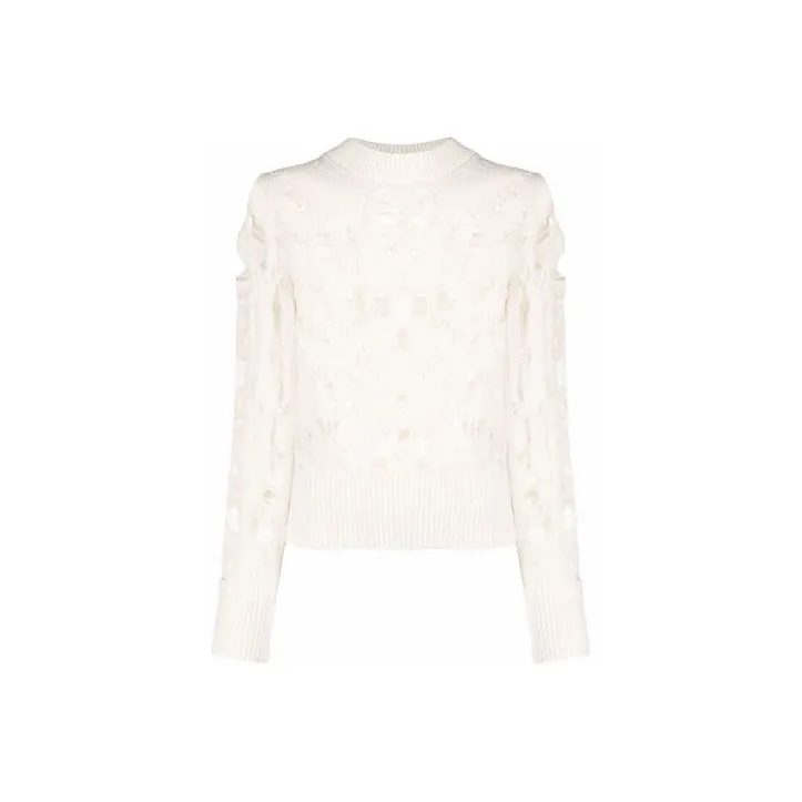 MSGM FW21 Свитер Женский Белый