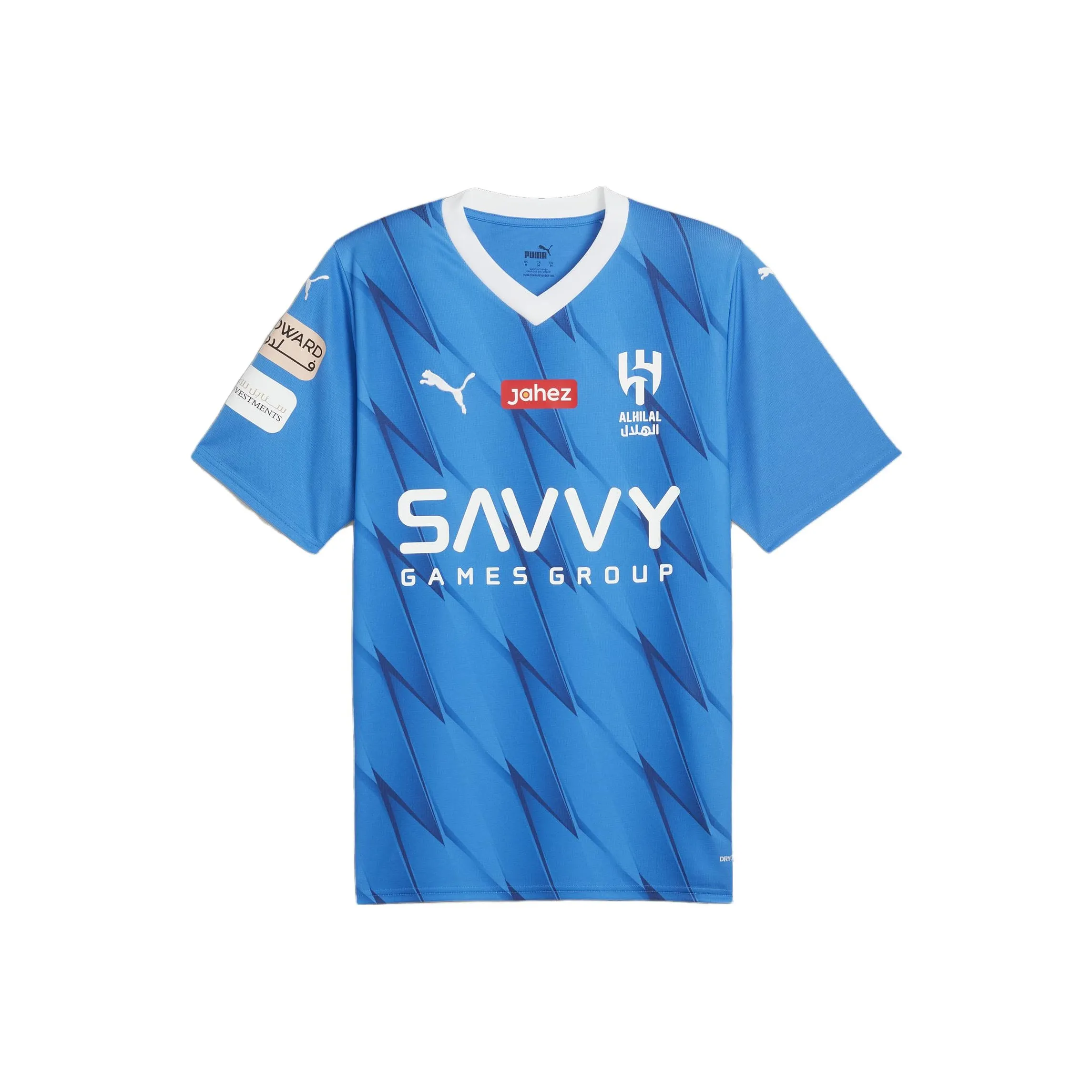 PUMA Al Hilal Men's Football Home Neymar Jr Replica Jersey Soccer Jerseys Men's Ignite Blue