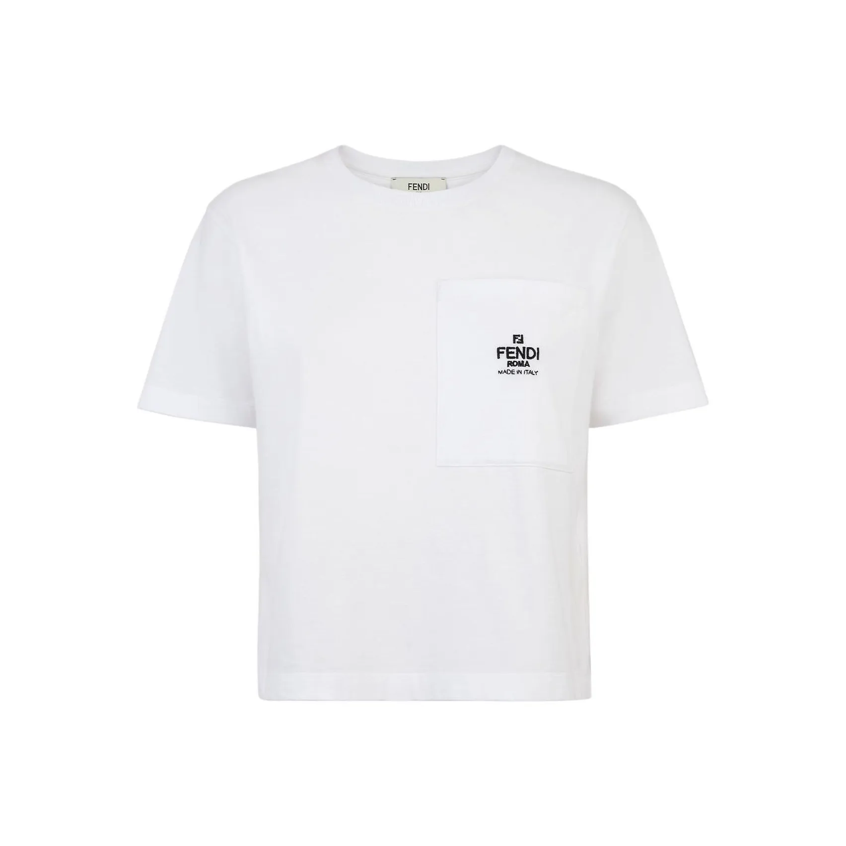 FENDI Стандартная T-рубашка Женская Белая