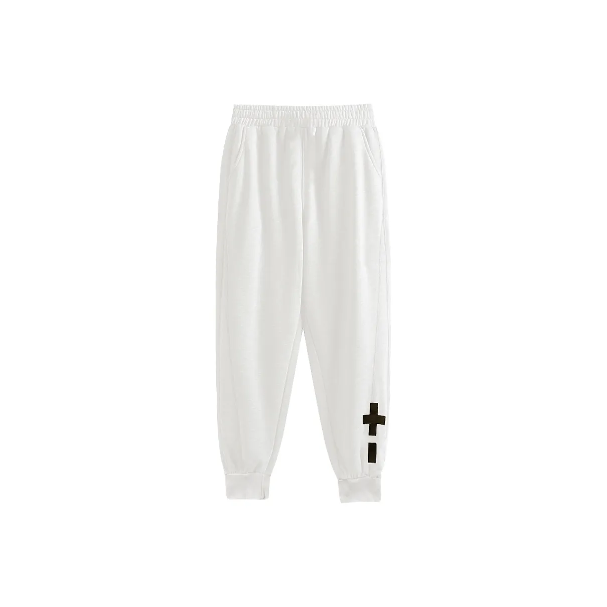 BKCXZICE Running Training Sports Style Loose Fit Vintage Lace Up Basketball Cuffed Pants Unisex