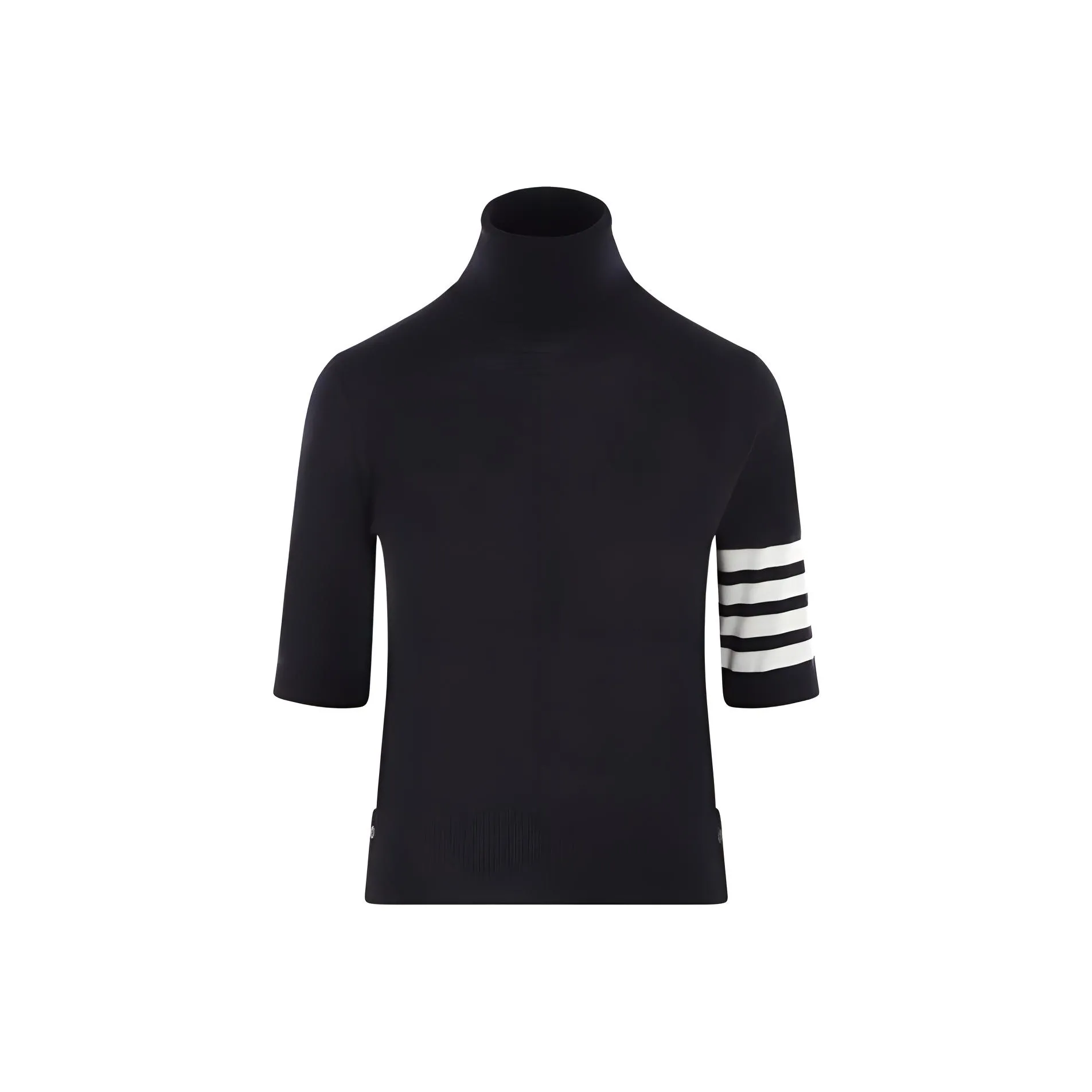 THOM BROWNE Roll Neck Knitted Jumper