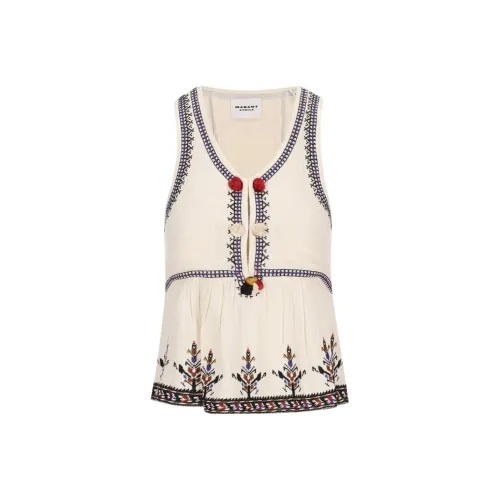 ISABEL MARANT ETOILE Бежевые Женские Майки