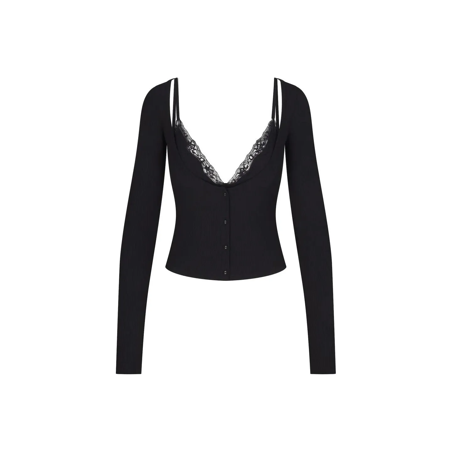 SKIMS Valentine's Day Collection T Shirt Women's ONYX/Onyx