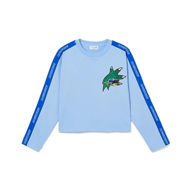 LACOSTE Holiday Series T Shirt Women's Light Blue