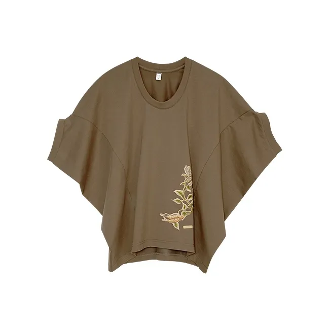 ROSESTUDIOBYGUOPEI Batwing Sleeve T Shirt Women's