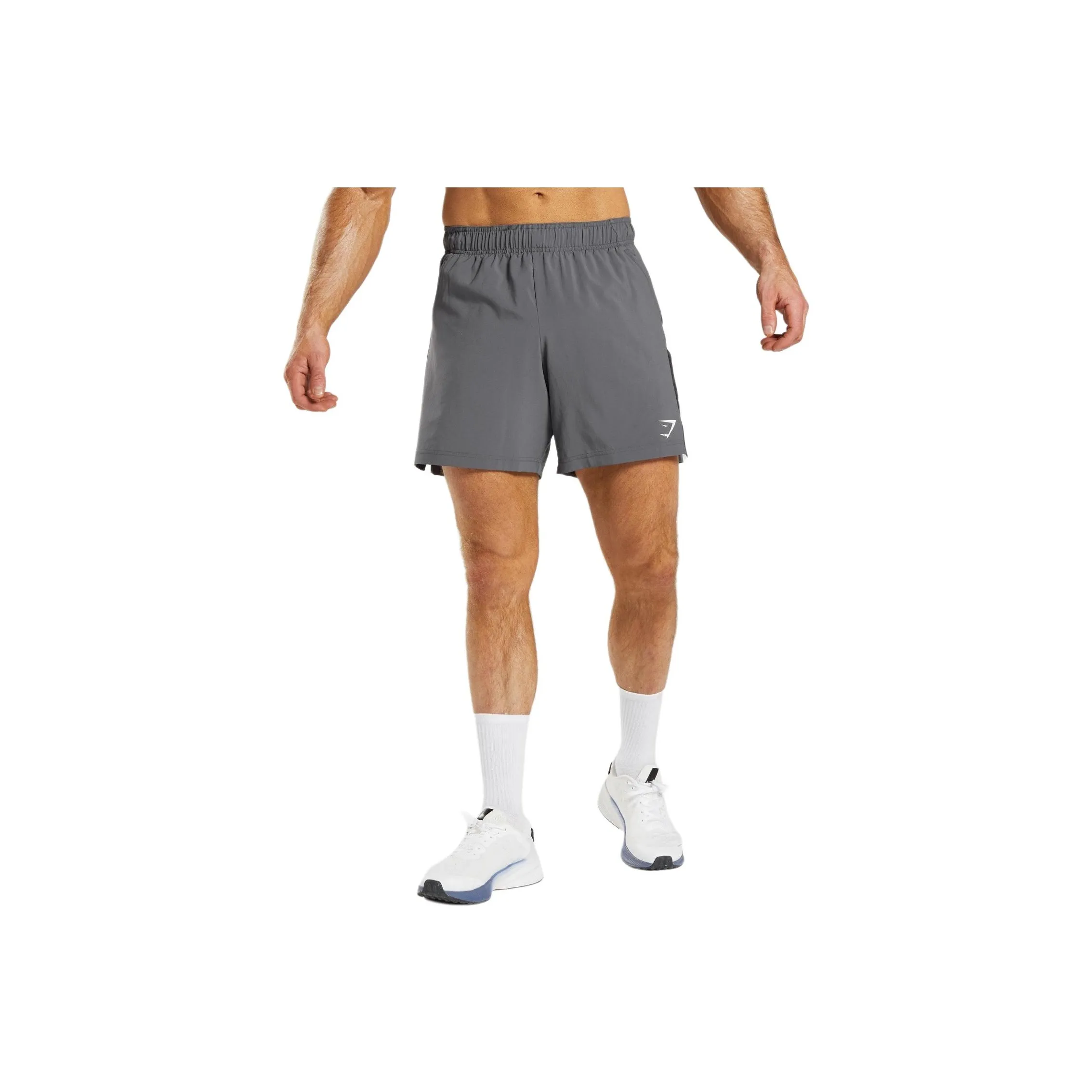 GYMSHARK Спортивные шорты мужские серые