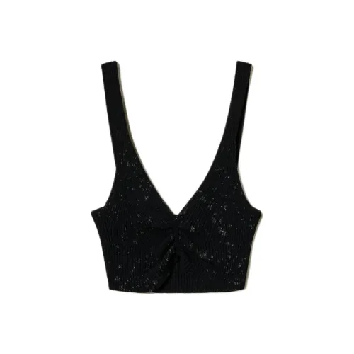 Twinset Черный Женские Короткие Топы