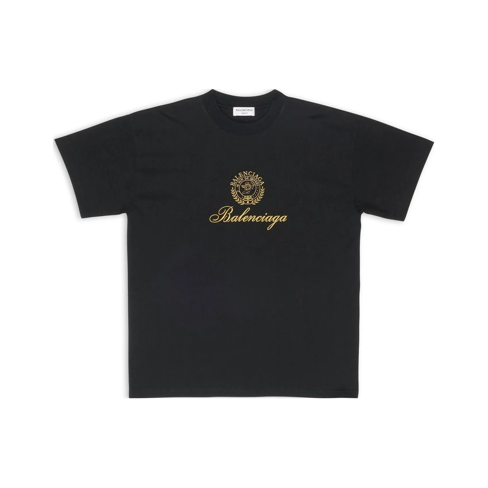 Balenciaga Chinese Valentine's Day Черные Женские Т-рубашки