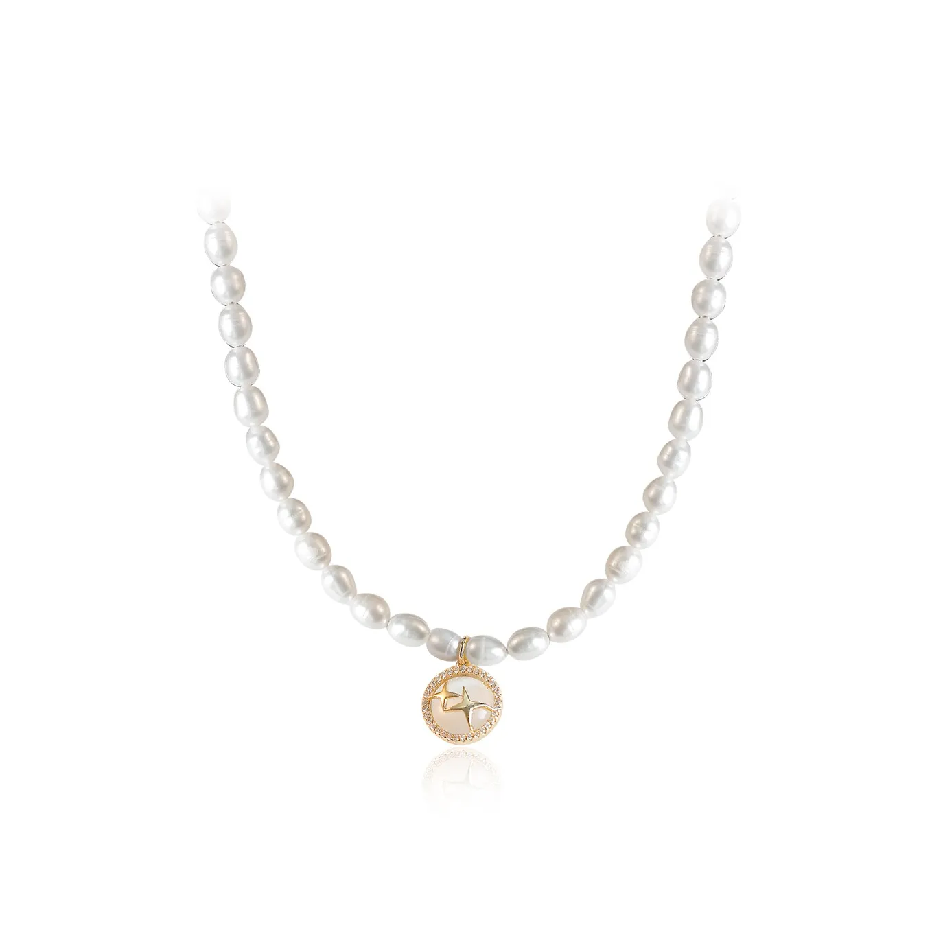 MGS Pearl Necklaces Women's