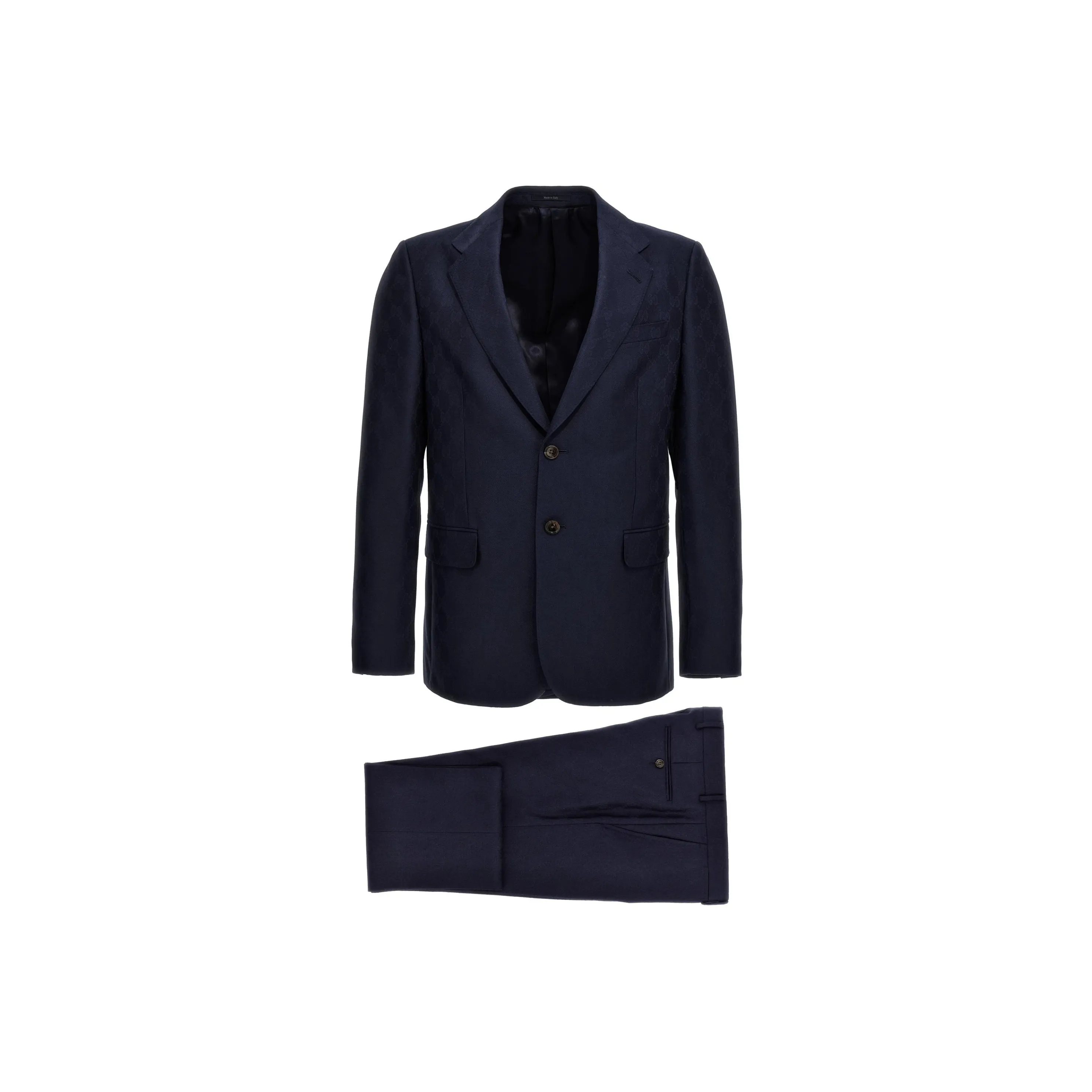 GUCCI 2024 Early Spring Collection Business Suit Men's Marine Blue